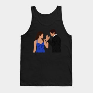 Elena & Damon: Miss Mystic Falls! Sticker Tank Top